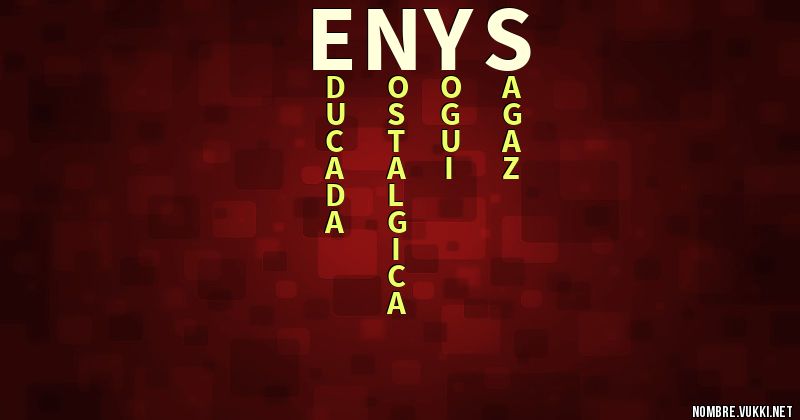 Acróstico enys