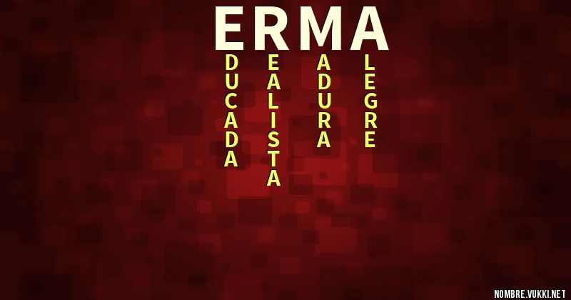 Acróstico erma