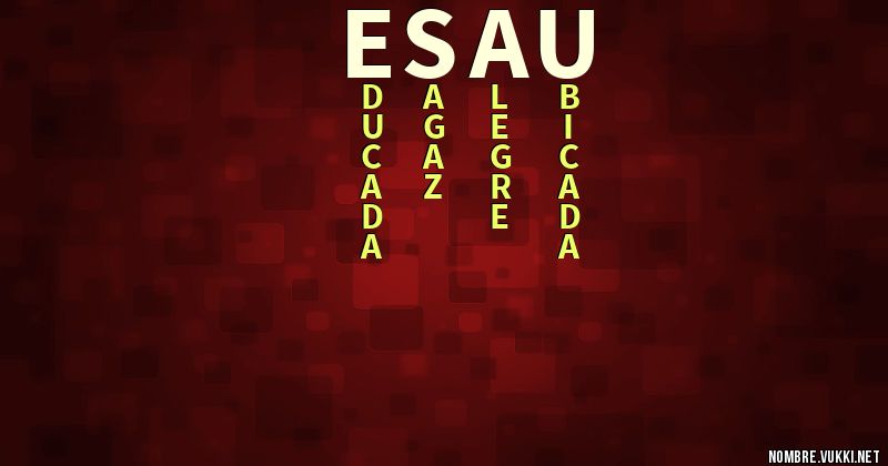 Acróstico esau