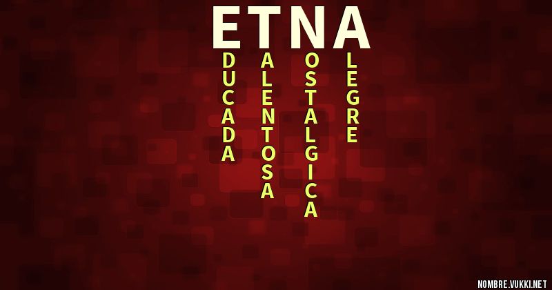 Acróstico etna
