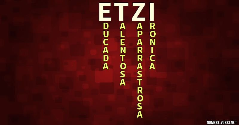 Acróstico etzi