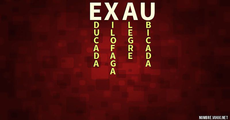 Acróstico exau