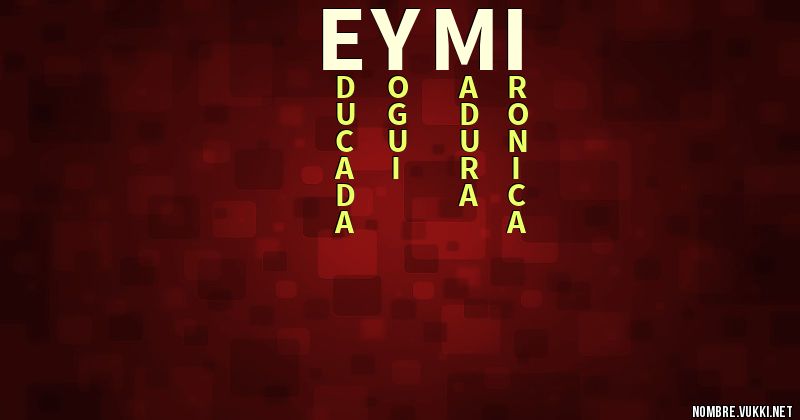 Acróstico eymi