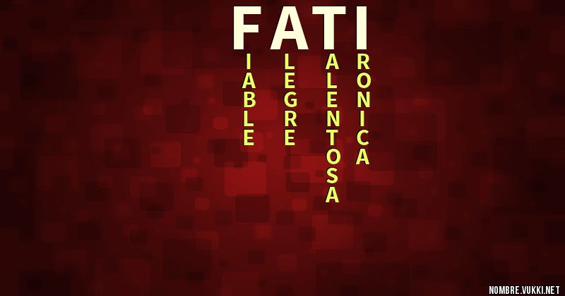 Acróstico fati