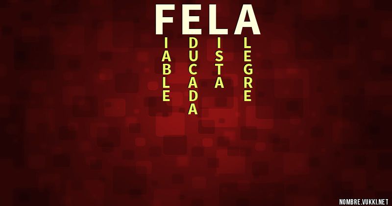 Acróstico fela