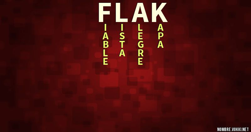 Acróstico flak