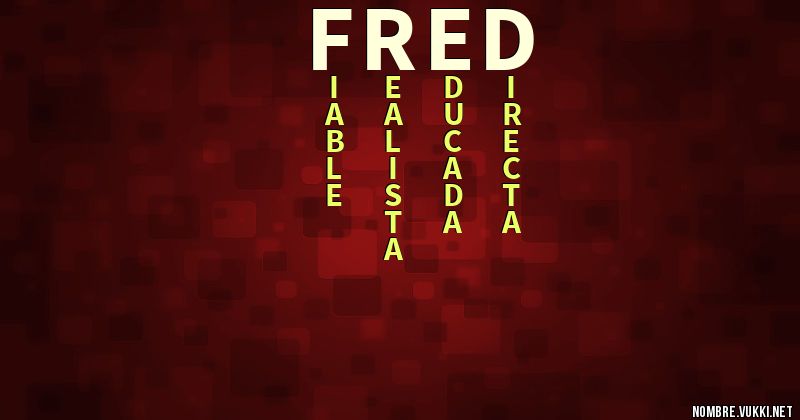 Acróstico fred