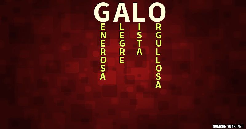 Acróstico galo