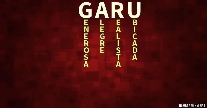 Acróstico garu