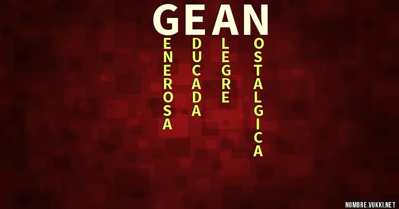 Acróstico gean