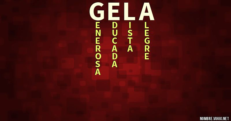 Acróstico gela