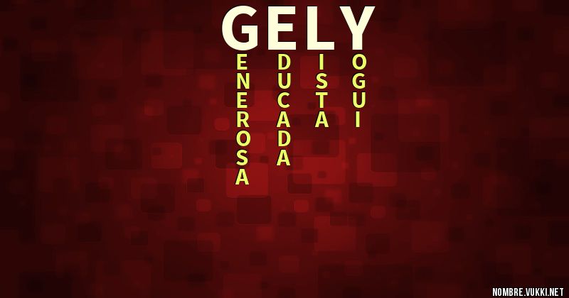 Acróstico gely