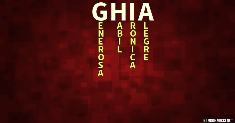 Acróstico ghía