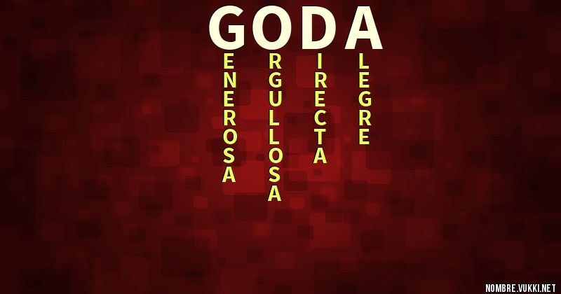 Acróstico goda