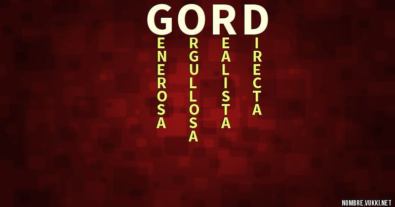 Acróstico gord