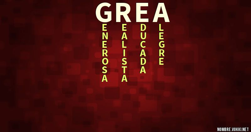 Acróstico grea