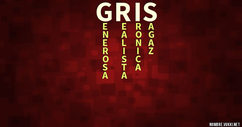 Acróstico gris