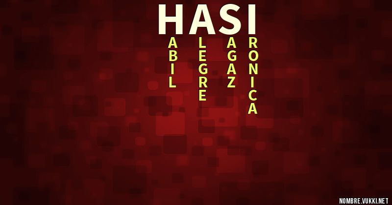 Acróstico hasi