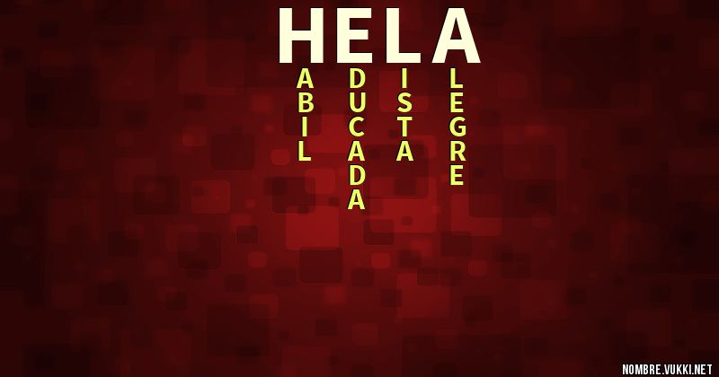 Acróstico hela