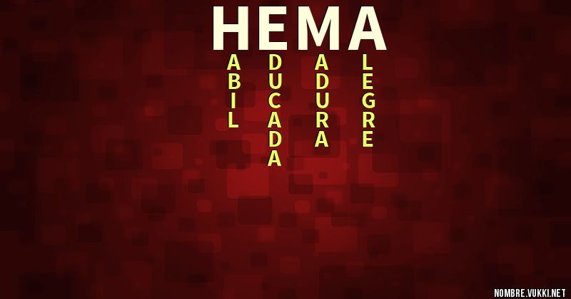 Acróstico hema