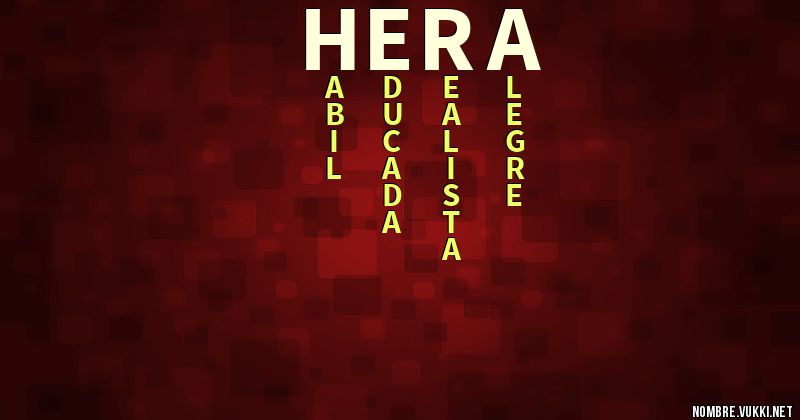 Acróstico hera