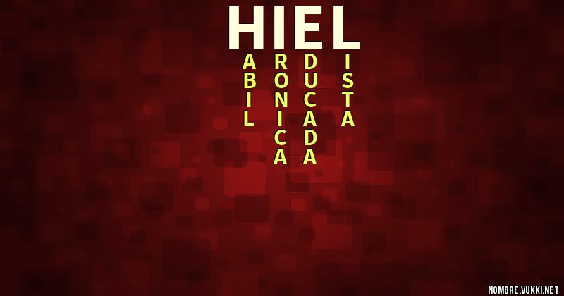 Acróstico hiel