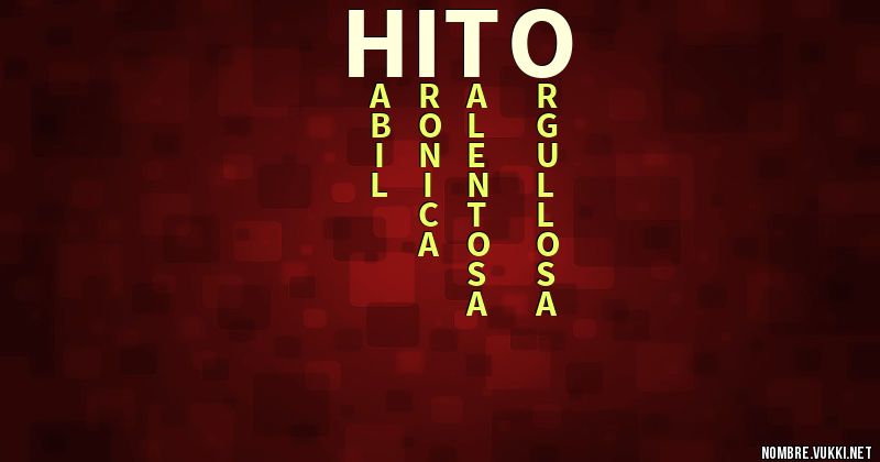 Acróstico hito