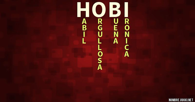 Acróstico hobi