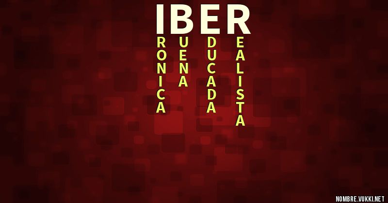 Acróstico iber