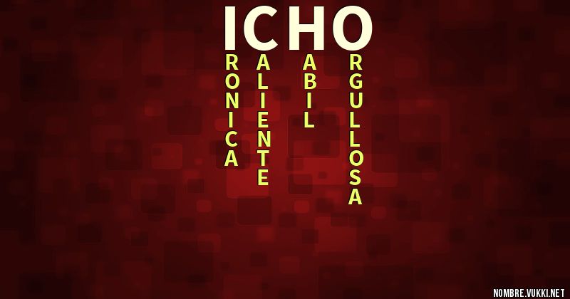 Acróstico icho