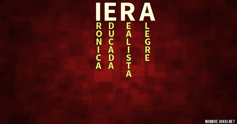 Acróstico iera