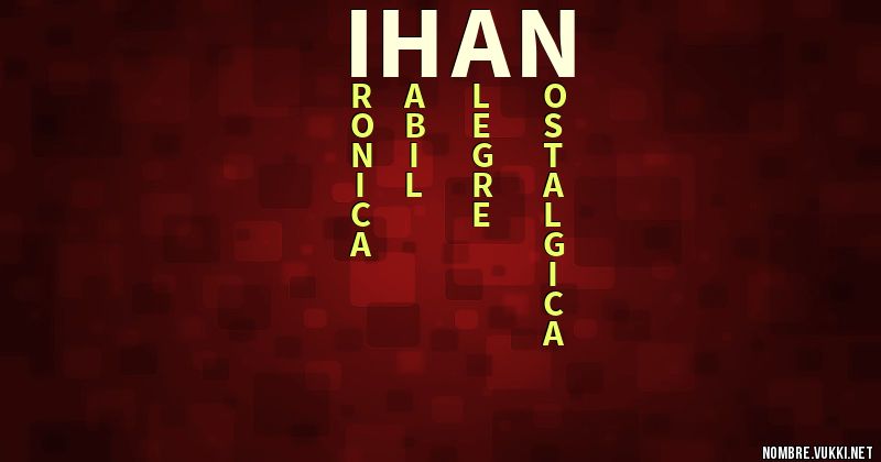 Acróstico ihan