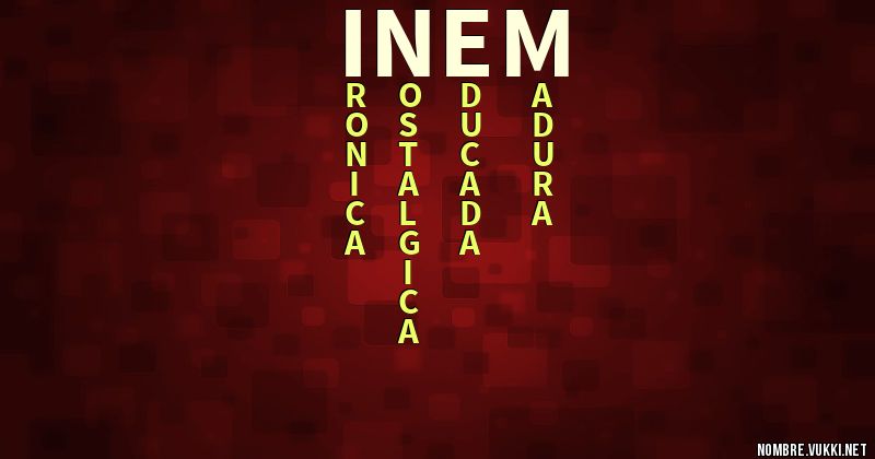 Acróstico inem