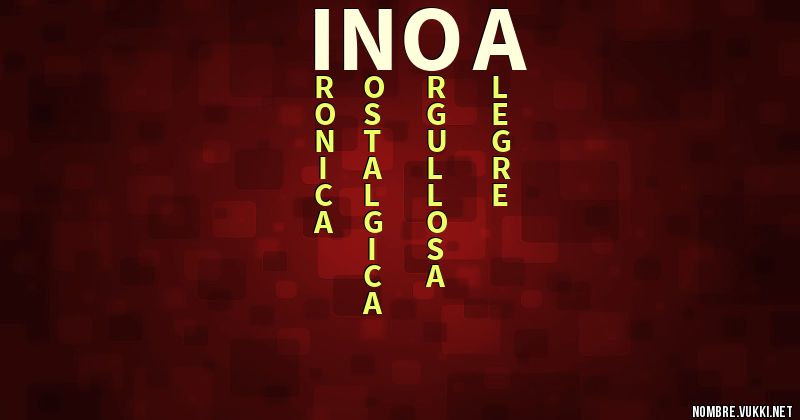 Acróstico inoa