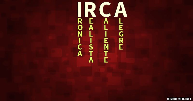 Acróstico irca