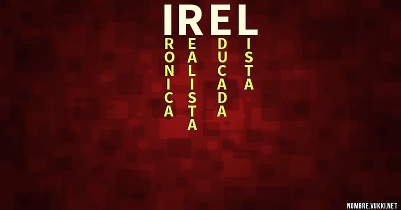 Acróstico irel