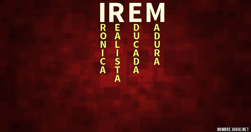 Acróstico irem