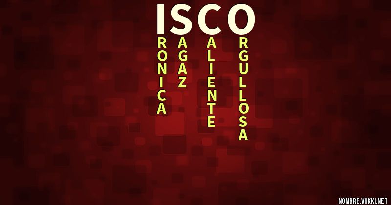 Acróstico isco