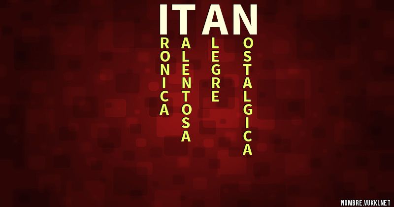 Acróstico itan