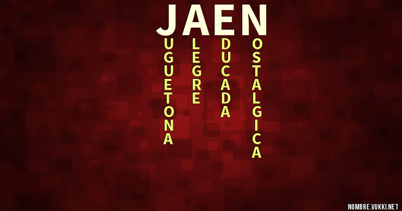 Acróstico jaen