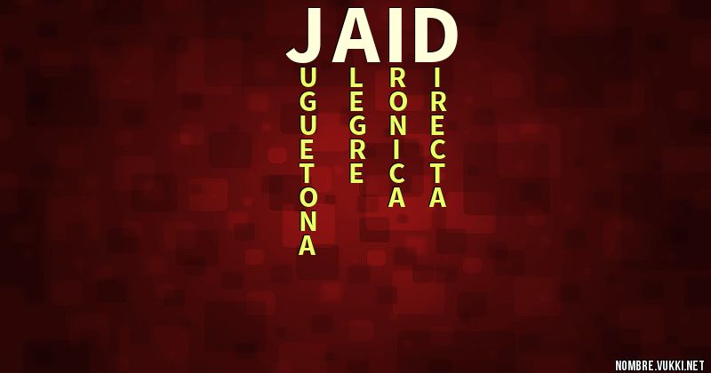 Acróstico jaid