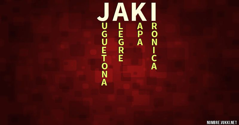 Acróstico jaki