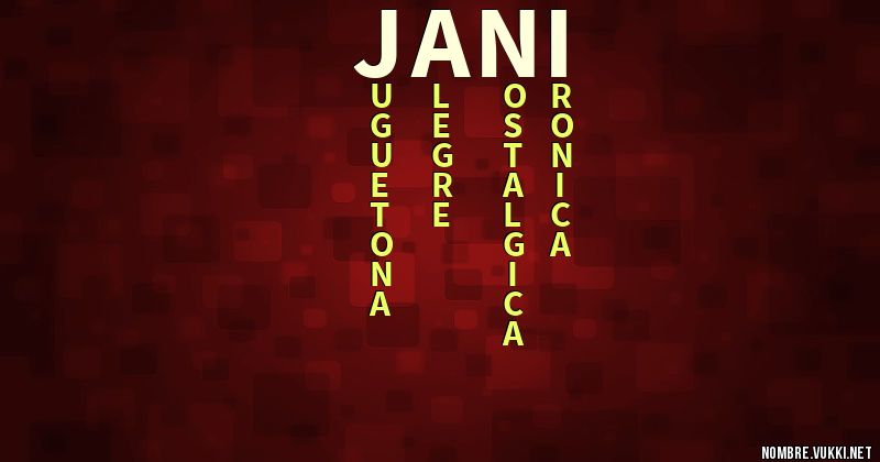 Acróstico jani