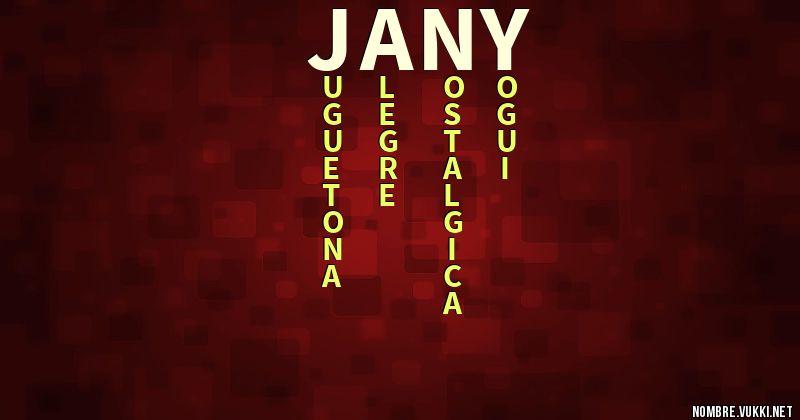 Acróstico jany