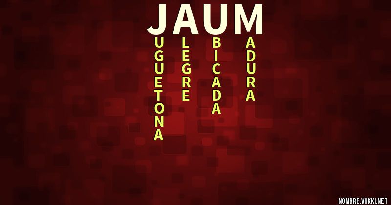 Acróstico jaum