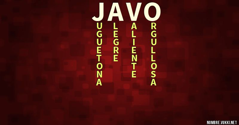 Acróstico javo