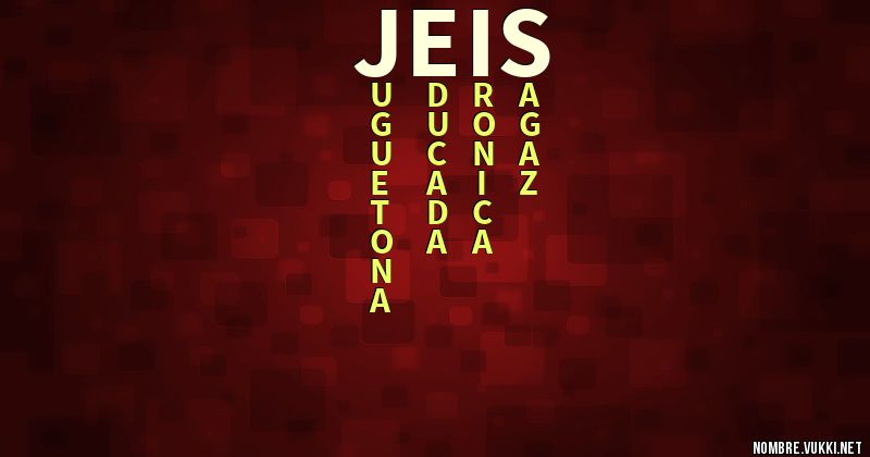 Acróstico jeis