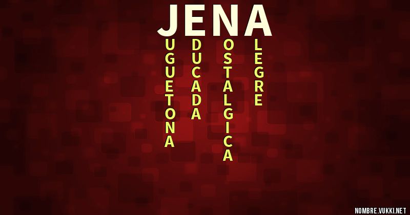 Acróstico jena