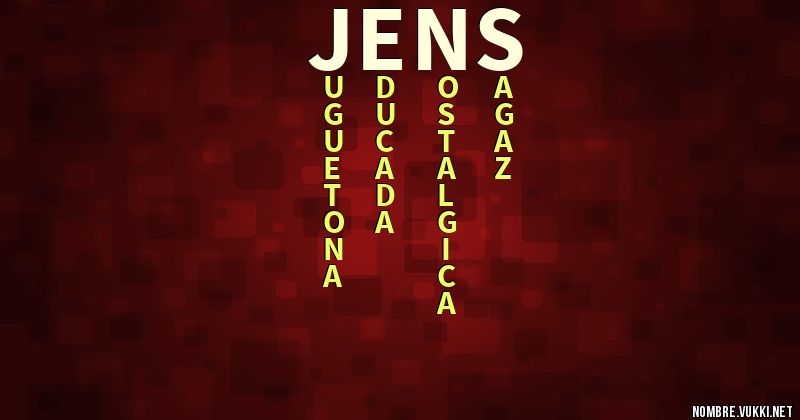 Acróstico jens