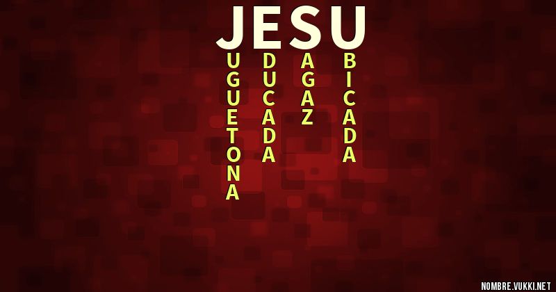 Acróstico jesu